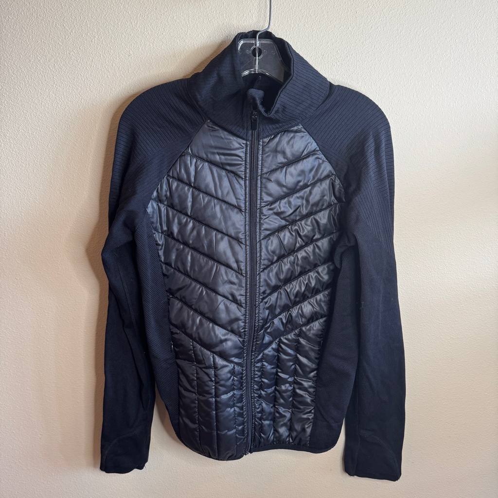 Zella Light Weight Jacket Puffer Front Xl